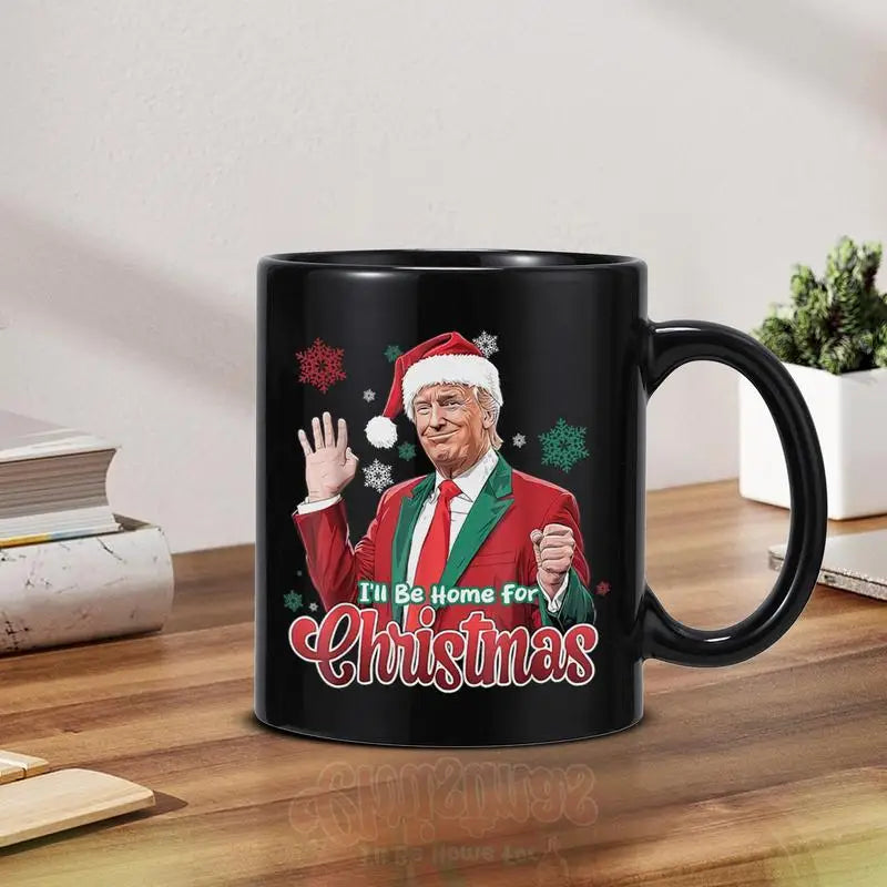 350ml US President Design Ceramic Coffee Mug - Large Capacity Tea Cup for Boys, Girls, Family, and Friends"