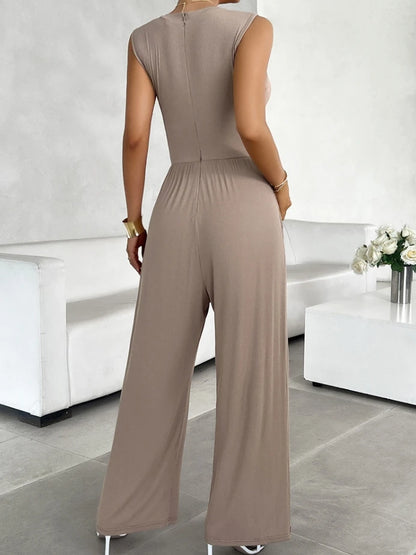 Elegant Women's Slim Fit Wide Leg Jumpsuit