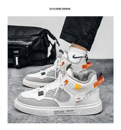 White Spring-autumn Original Sneakers Men