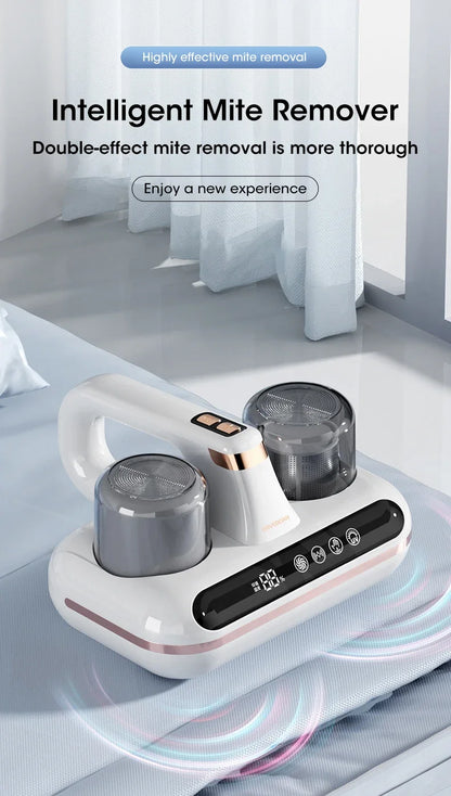 Powerful 5-in-1 Cordless Handheld Cleaner: 10000Pa UV Mattress Vacuum Mite Remover for Bed, Pillows, Clothes, and Sofa