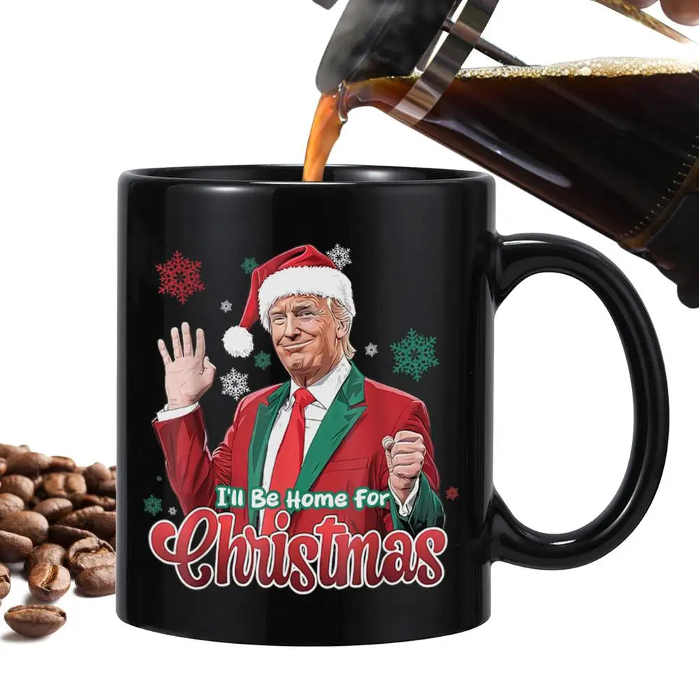 350ml US President Design Ceramic Coffee Mug - Large Capacity Tea Cup for Boys, Girls, Family, and Friends"