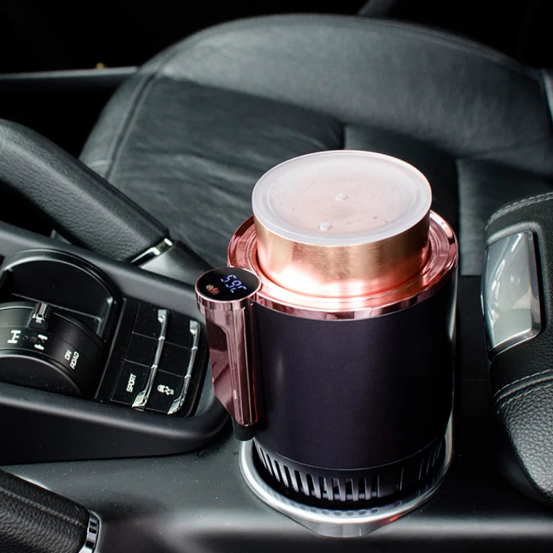 On-the-Go Comfort: Fashion 2-in-1 Car Cup - Heating, Cooling, and Convenience Combined