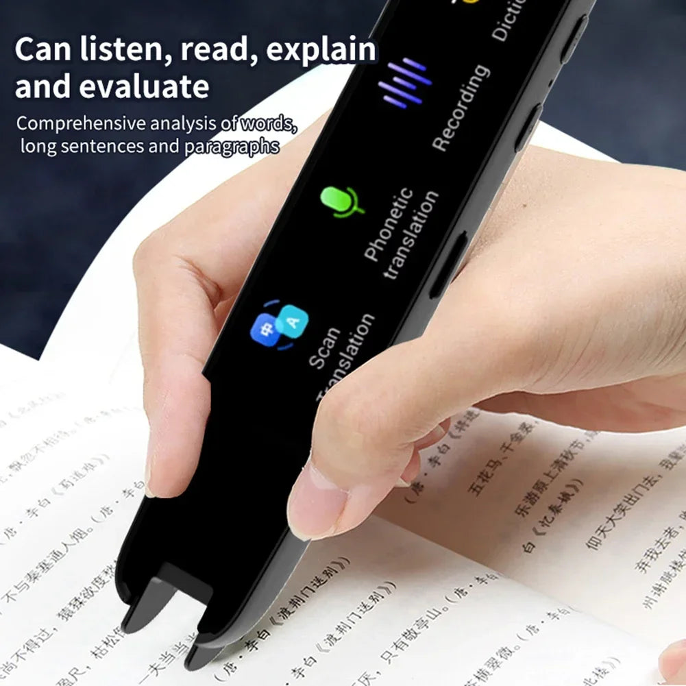 Intelligent 123-Language Offline Translation Pen: Portable Multifunctional Translator with Scanning and Point Reading