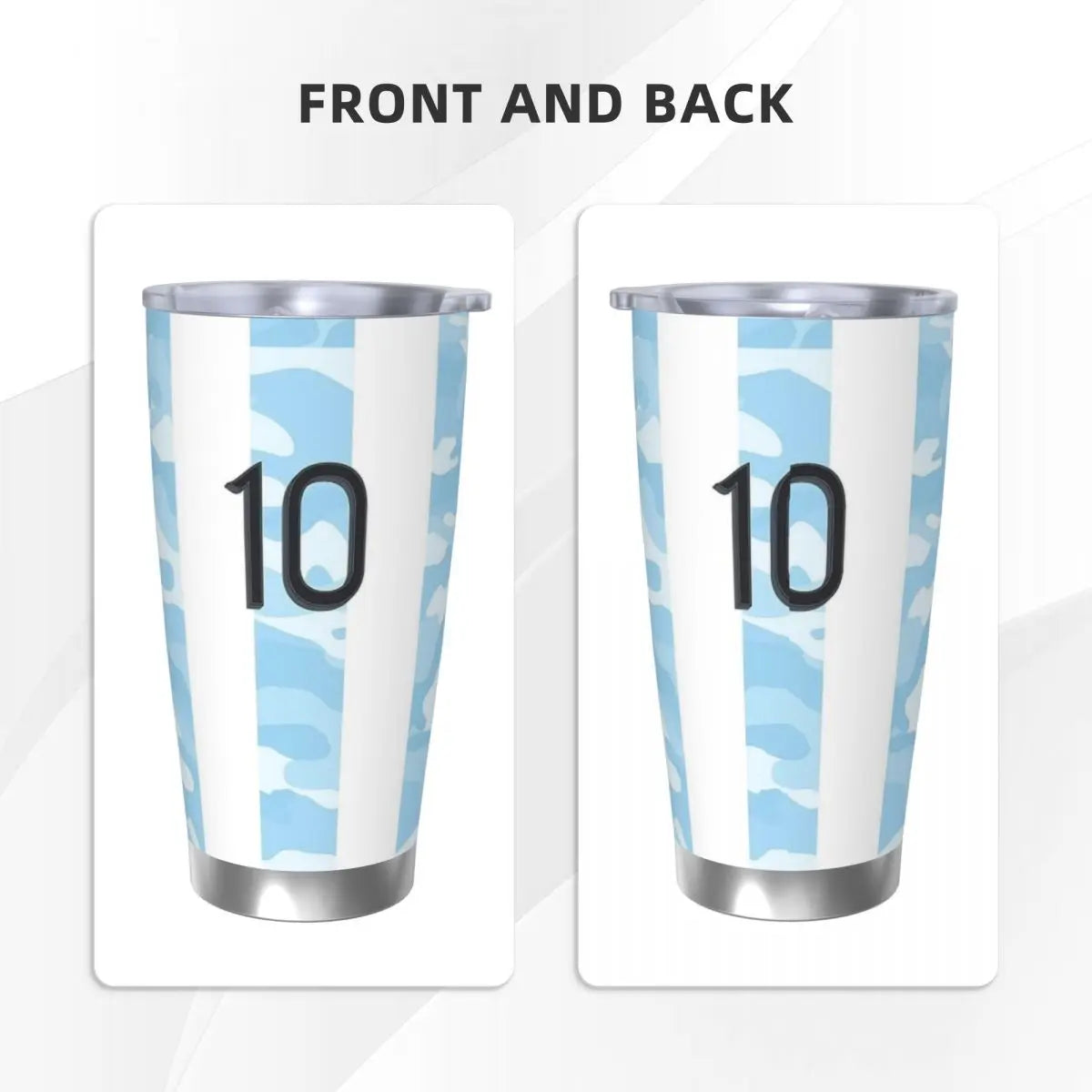 Argentina Football Champ Insulated 20oz Tumbler