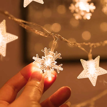 Snowflake Tree LED Light Ornament  Perfect Christmas Decoration for 2024