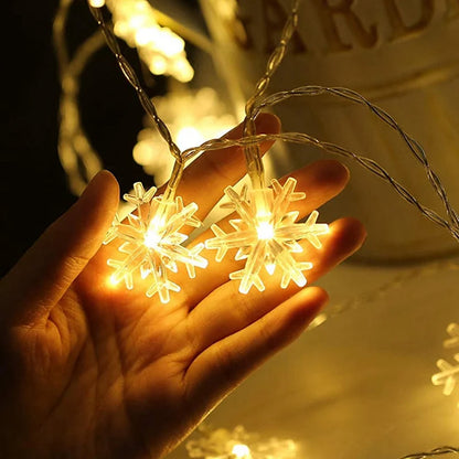 Snowflake Tree LED Light Ornament  Perfect Christmas Decoration for 2024