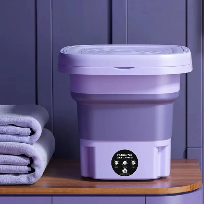 Compact Folding Washing Machine: Mini Portable Laundry Bucket