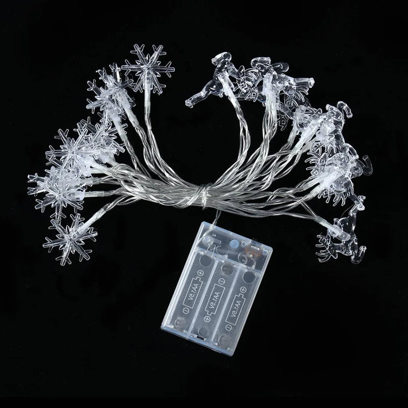 Snowflake Tree LED Light Ornament  Perfect Christmas Decoration for 2024