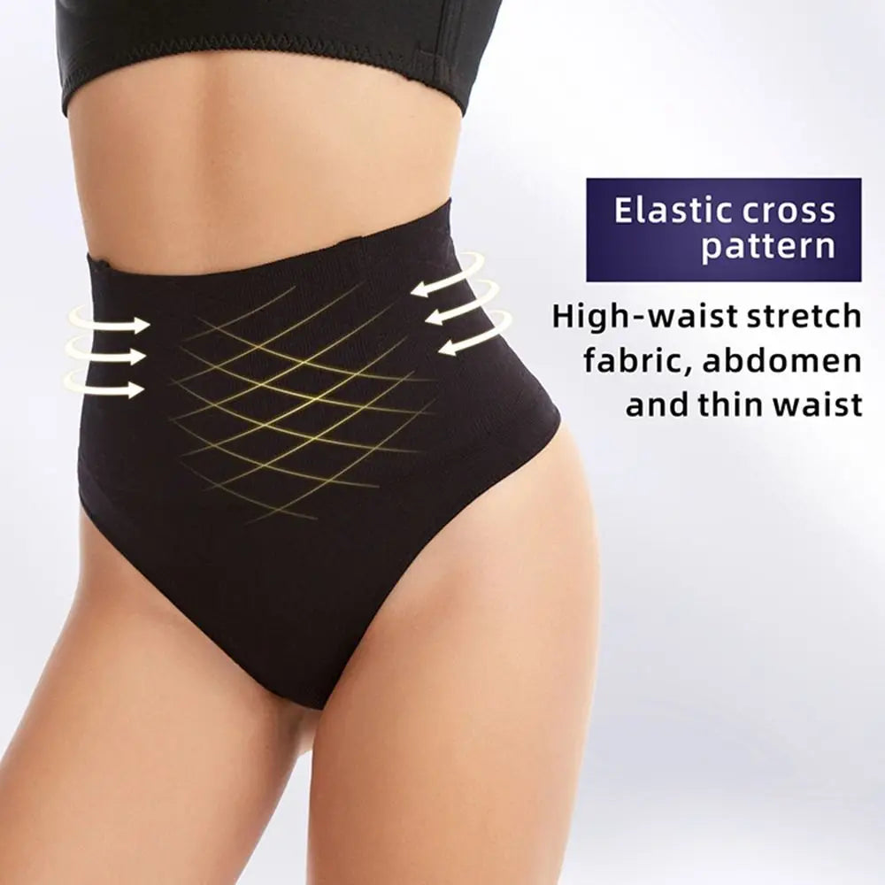 Women Sexy High Waist Thong Shaper Tummy Reducer Slimming Control Panties