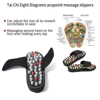 Massage Slippers: Men's and Women's Foot Reflexology