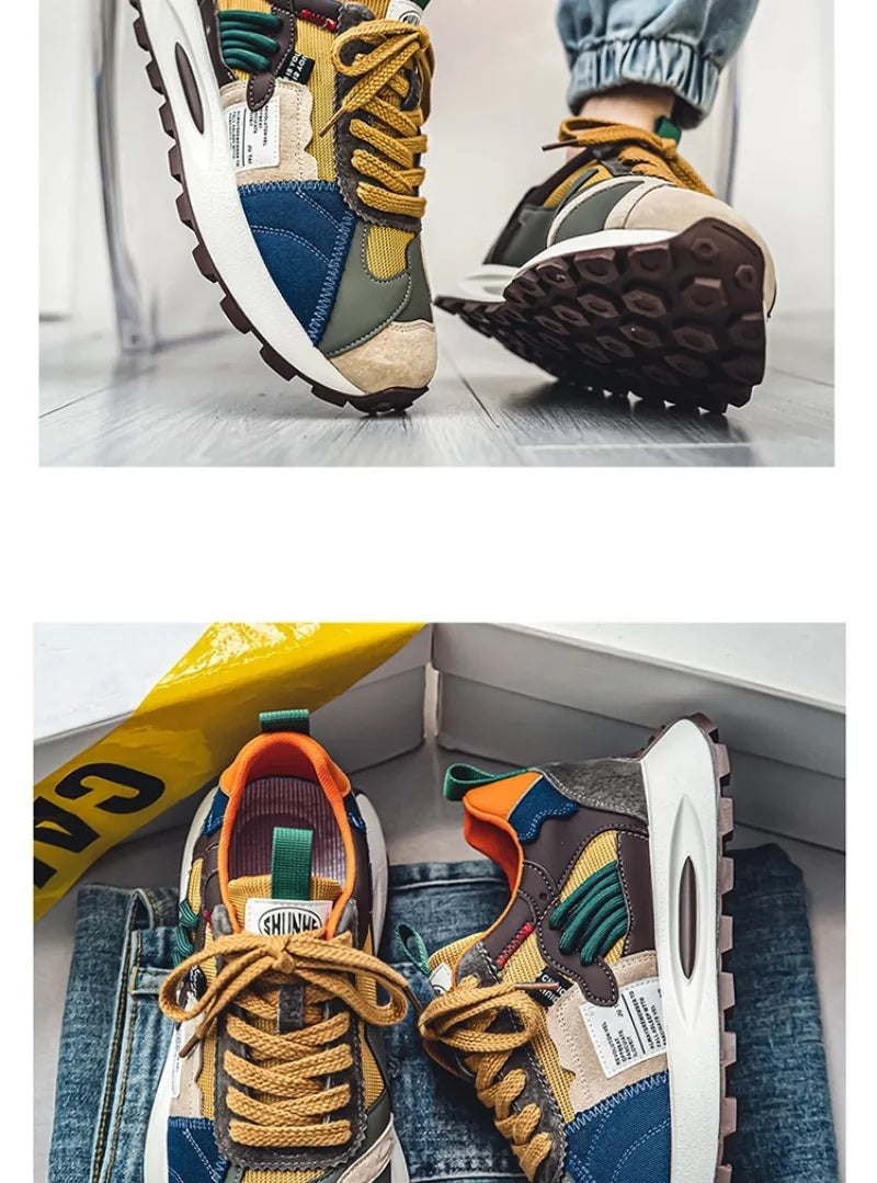 Men's Chunky Sneakers Fashion Designer Casual Shoes