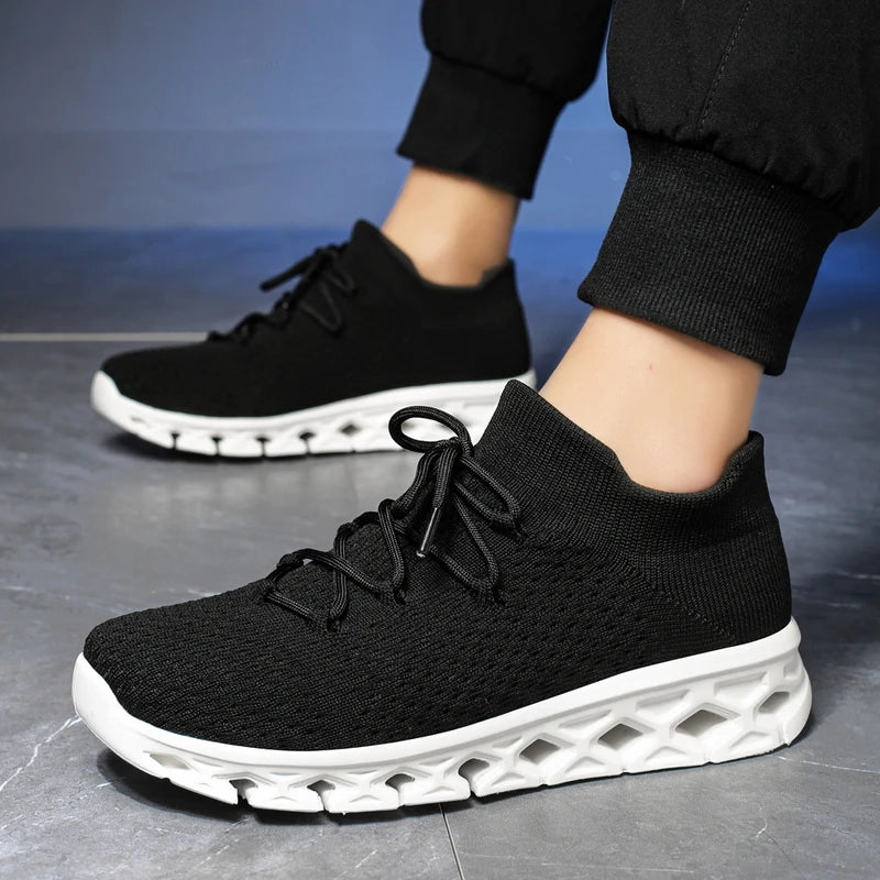 Men Casual Sneakers Breathable Soft Elastic Comfortable Walking Sports Lightweight