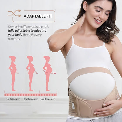 Adjustable Elastic Maternity Belt: Pregnancy Belly Support Band