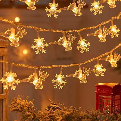 Snowflake Tree LED Light Ornament  Perfect Christmas Decoration for 2024