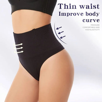 Women Sexy High Waist Thong Shaper Tummy Reducer Slimming Control Panties