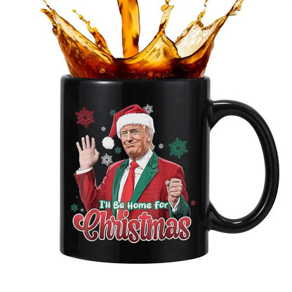 350ml US President Design Ceramic Coffee Mug - Large Capacity Tea Cup for Boys, Girls, Family, and Friends"