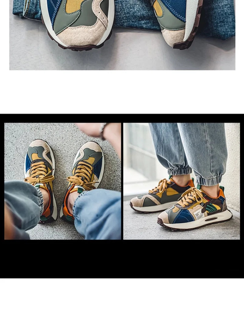 Men's Chunky Sneakers Fashion Designer Casual Shoes