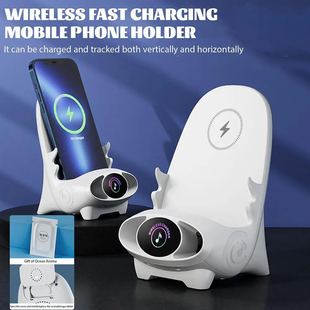 Wireless Fast Charging Mini Chair Phone Holder