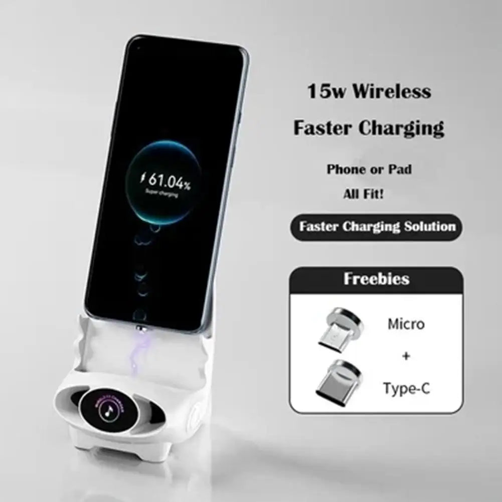 Wireless Fast Charging Mini Chair Phone Holder