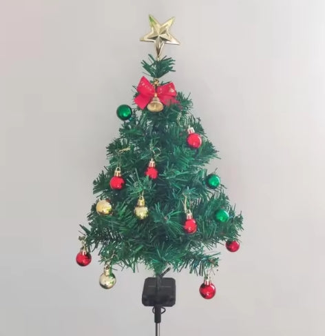 Solar Christmas Tree  Festive Decor & DIY Delight (3 ft height)