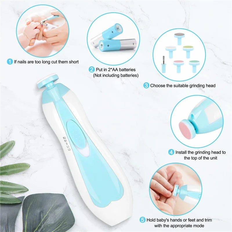 Tiny Trim: Electric Nail Trimmer for Babies