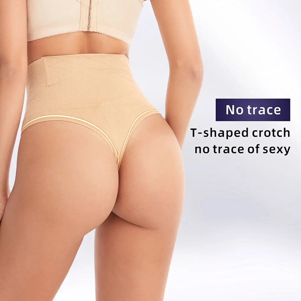 Women Sexy High Waist Thong Shaper Tummy Reducer Slimming Control Panties