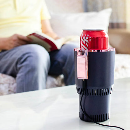 On-the-Go Comfort: Fashion 2-in-1 Car Cup - Heating, Cooling, and Convenience Combined