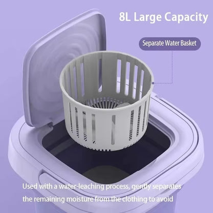 Compact Folding Washing Machine: Mini Portable Laundry Bucket